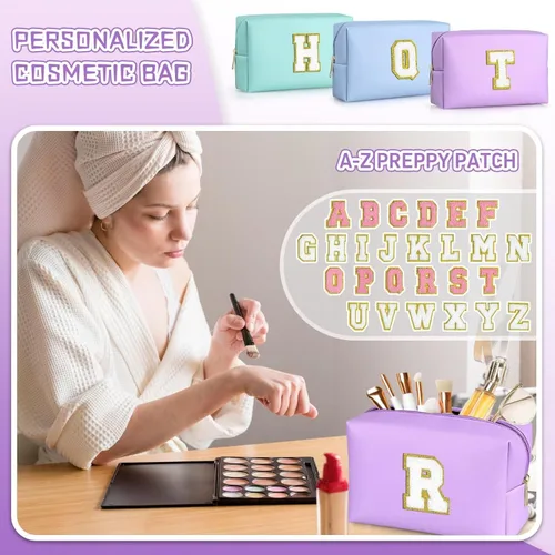 Miniatura 3 de TOPEAST - Bolso de maquillaje para mujer, Púrpura, K