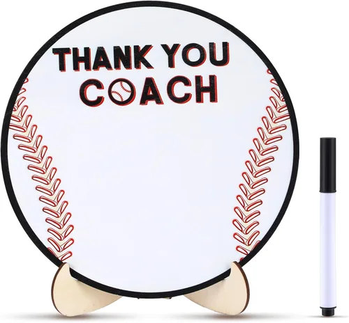Tenceur Letrero de placa con soporte y bolígrafo, regalo personalizado para jugadores de equipo para mujeres, hombres, cumpleaños, fiesta de
