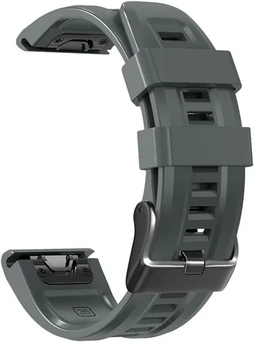 Miniatura 16 de REYDA Correa de silicona compatible con Garmin Fenix 7X/7X Pro/6X/6X Pro/5X/5X Plus/3/3 HR, 1.024 in, ajuste rápido, pulsera de silicona suave