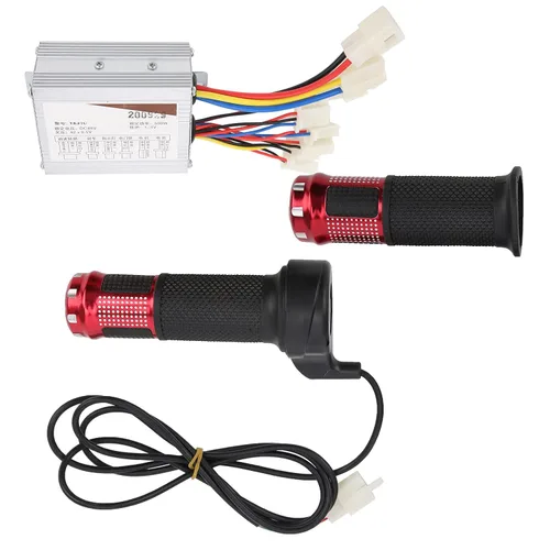 Controlador de velocidad cepillado de 48 V 500 W, motor universal con agarre del acelerador, regulador de velocidad de vehículo eléctrico para