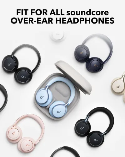 Miniatura 2 de soundcore by Anker, funda para auriculares, compatible con todos los auriculares Soundcore sobre la oreja (blanco piedra)