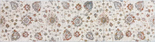 Miniatura 10 de Gertmenian 19603 - Alfombra bohemia abstracta III moderna para sala de estar, cocina, alfombra de área bohemia, 2 x 8 pies, color gris, beige
