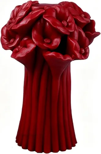 Moldes de cilindro de flores Molde de vela espiral de onda de silicona - Moldes de fundición de resina de silicona para velas, resina y suministros