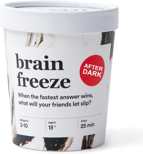 Brain Freeze Juego de cartas para adultos: El juego de fiesta donde hablas antes de pensar - NSFW Edition