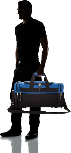 Miniatura 15 de Bolsa de lona, de DALIX, para el gimnasio, para viajar, 17 pulgadas