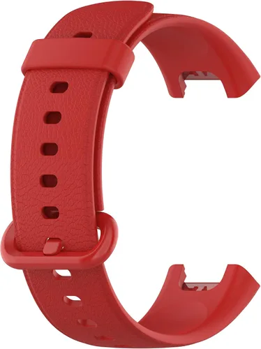 Miniatura 3 de Senter Correas de repuesto de goma suave premium de liberación rápida para Xiaomi MI Watch Lite/Redmi Watch Smart Watch Rojo
