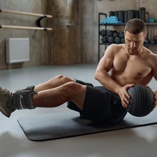 Miniatura 7 de Sportneer 20 libras/par de pesas de tobillo ajustables para mujeres y hombres, peso de pierna modularizado para yoga, caminar, correr, aeróbicos