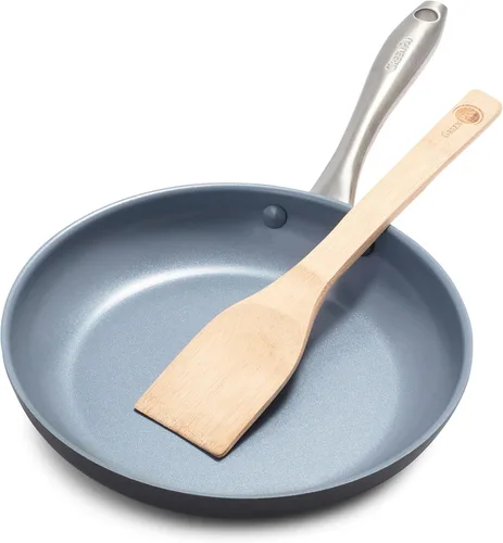 Miniatura 11 de GreenPan Lima - Sartén de 8" de cerámica antiadherente dura anodizada, sartenes y ollas libres de PFAS y no tóxicas, aptas para horno y asador