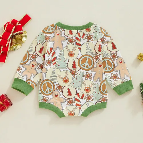 Miniatura 52 de FOCUSNORM Disfraz de Halloween para bebé recién nacida, sudadera de calabaza, mameluco de manga larga para otoño e invierno