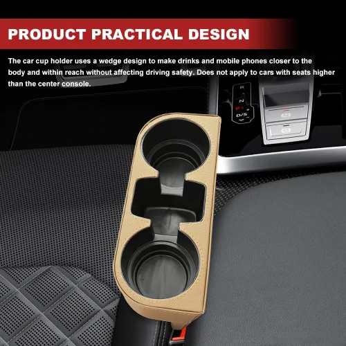 Miniatura 7 de Portavasos para Hueco de Automóvil, Caja de Almacenamiento para Asiento de Automóvil, Soportes Multifuncionales para Bebidas, Organizador de Bebidas