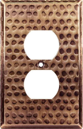 Miniatura 11 de LIDER Placa de pared de metal para receptáculo doble dúplex, resistente a los impactos/corrosión, cubierta de salida de metal, acero inoxidable 430