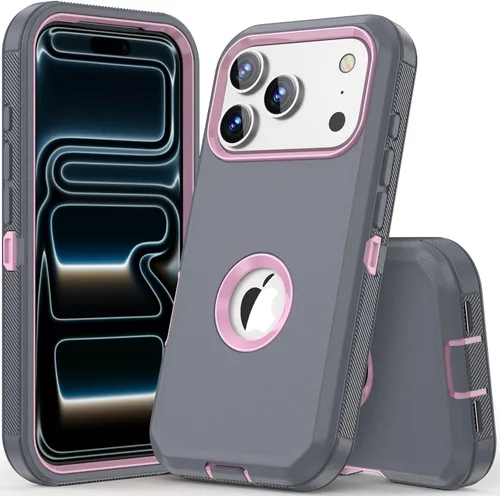 Miniatura 39 de COOYA Funda para iPhone Air de Protección Completa del Cuerpo contra Caídas, Funda Resistente a Prueba de Golpes de 3 Capas, Híbrida de Servicio