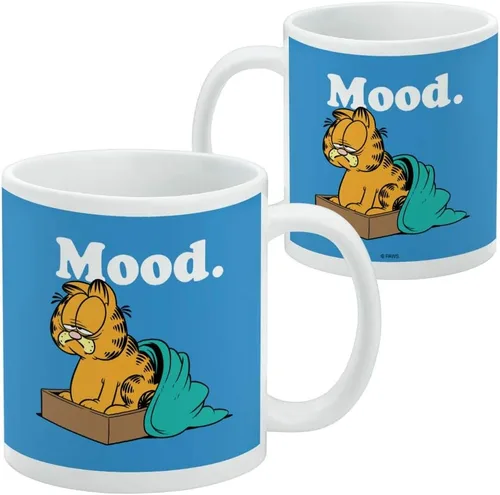 Miniatura 2 de Garfield Mood - Taza de café de cerámica, tazas de regalo novedosas para café, té y bebidas calientes, 11 onzas, color blanco