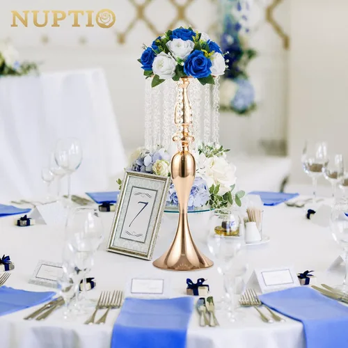 Miniatura 60 de NUPTIO Centros de mesa de flores para mesas de boda: arreglo de bolas de flores artificiales rosa y blanco para bodas, fiestas, 2 piezas de rosas