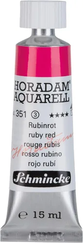 Miniatura 306 de Schmincke - HORADAM® AQUARELL - acuarelas de los mejores artistas, carmín permanente - 0.5 fl oz 353 carmín permanente