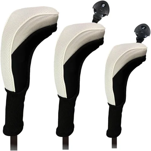 Miniatura 5 de 3 unids/set driver # 1 3 x Fairway cubierta de madera del club de golf Headcover