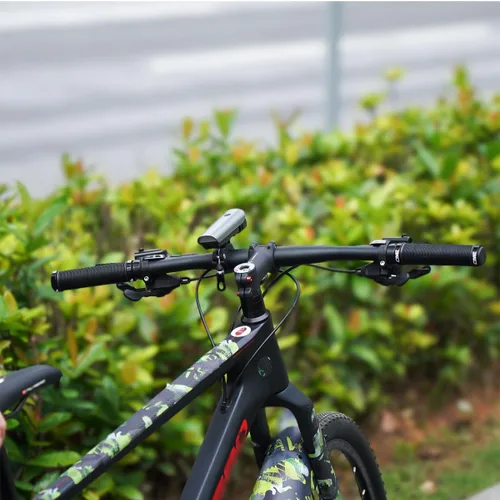 Miniatura 7 de Empuñaduras de bicicleta de montaña MTB Grips para bicicleta de montaña MTB BMX, negro