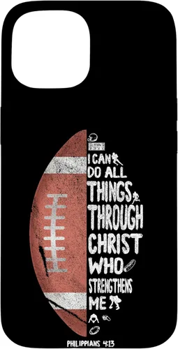 Miniatura 6 de iPhone 13 I can do all things through Christ Philippians 4:13 - Funda de fútbol