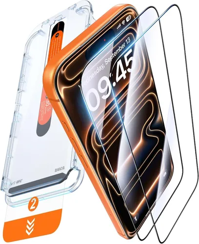 Miniatura 10 de DIMONCOAT TOP 9H+ Glass for iPhone 17 Pro Max Privacy Screen Protector[Easy One-Pull Installation] [10X Military Protection] Tempered Glass Screen