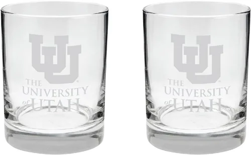 Miniatura 5 de Texas A&M Aggies - Juego de 2 vasos (2 caras), acabado satinado, roca (o whisky)