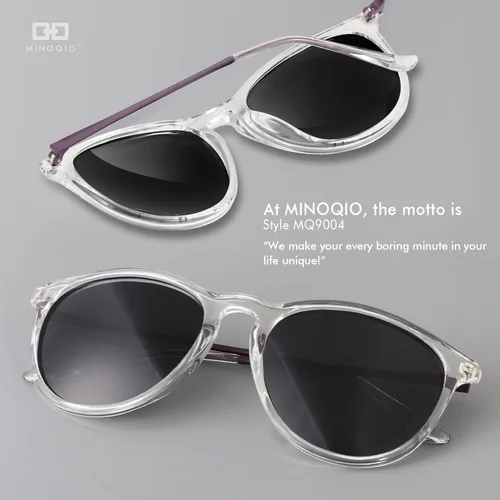 Miniatura 4 de Gafas de sol polarizadas para mujer, 100% bloqueo UV, retro, redondas, a la moda, lentes de sol espejadas para hombre y mujer