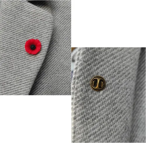 Miniatura 4 de Remembrance Day Poppy Brooch Poppy Flower Pin, Lest We Forget Canadian Poppy Day Gift Veterans Day Memorial Day Lapel Pin for Women Men