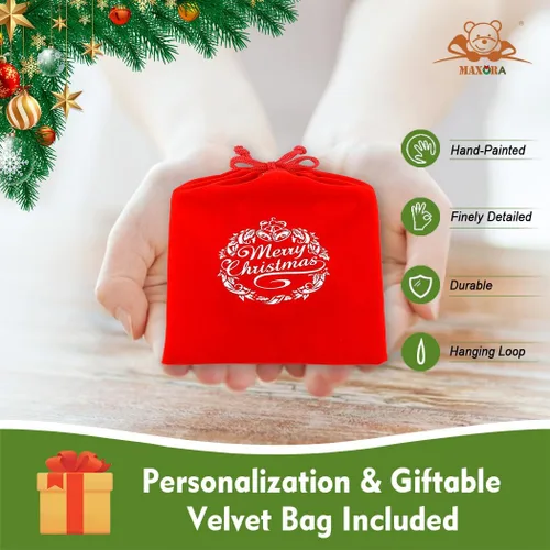 Miniatura 3 de Adorno personalizado para la primera Navidad del bebé 2024, marco de fotos para bebé, adorno personalizado, primer regalo de recuerdo del bebé