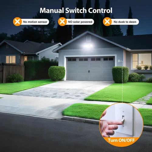 Miniatura 6 de Onforu Luces de inundación de 130 W para exteriores, luz LED de brillo de 13000 lm en el exterior, reflector exterior LED impermeable IP65 con 3