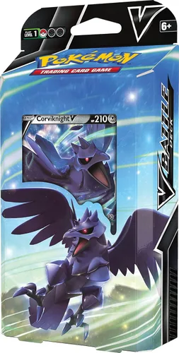 Miniatura 3 de Pokémon TCG: mazo de batalla Corviknight V (60 cartas, listo para jugar)