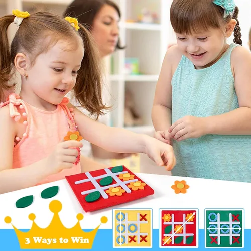 Miniatura 3 de Paquete de 30 Mini Juegos de Mesa Tic Tac Toe para Niños y Familia, Obsequios para Fiestas de Cumpleaños, Rellenos para Bolsas de Dulces para Niños