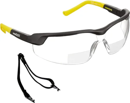 Miniatura 11 de voltX GT - Lentes de seguridad bifocales ajustables para lectura (lente marrón +1.0), ANSI Z87.1+ y CE EN166FT, revestimiento antiniebla, lente