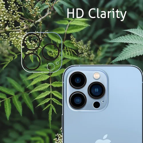 Miniatura 3 de Ailun - Protector de lente de cámara para iPhone 13 Pro y iPhone 13 Pro Max, vidrio templado, dureza 9H, ultra HD, antiarañazos, fácil de instalar