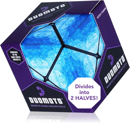 Miniatura 7 de Duomoto - Cubo magnético que cambia de forma - Rompecabezas de doble creatividad con 96 imanes de tierras raras - Se transforma en más de 100 formas