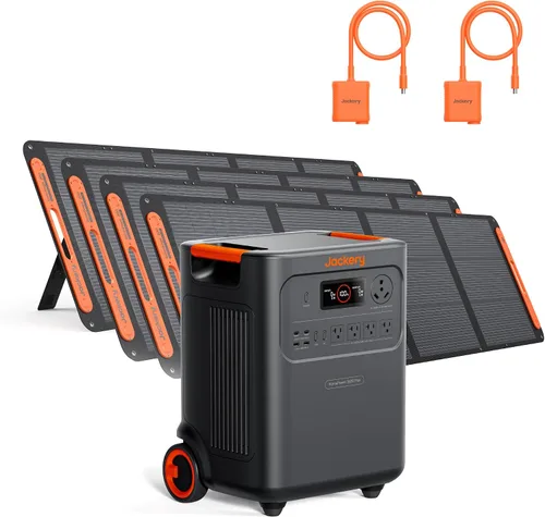 Miniatura 14 de Jackery - Estación de energía portátil HomePower 3600 Plus, salida de CA de 3600 W, generador solar LFP de 3584 Wh, expandible hasta 43 kWh