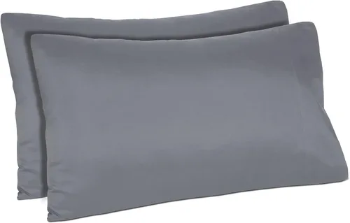 Miniatura 9 de Boston Linen Co. - Juego de sábanas de 400 hilos tamaño King, sábanas de 100 % algodón de calidad de hotel con bolsillos profundos, sábanas y fundas