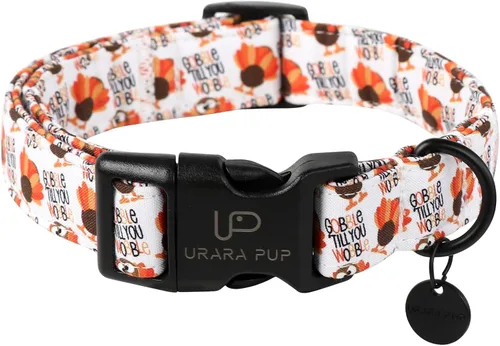 Miniatura 20 de Collar de Perro de Halloween con Hebilla de Metal Collar de Perro de Calabaza de Regalo para Perros Pequeños Medianos Grandes Niñas o Niños Collares