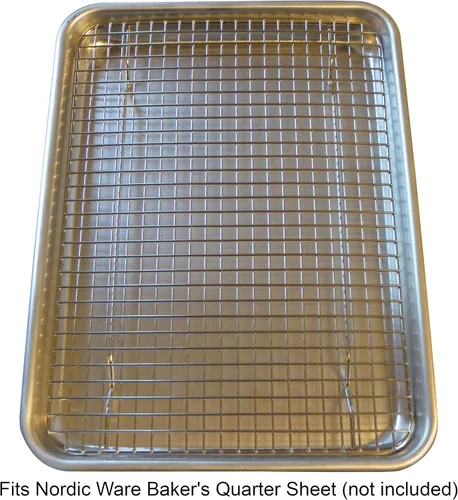 Miniatura 3 de Rejilla de enfriamiento de acero inoxidable, resistente y apta para horno, bueno para enfriar, hornear y asar, perfecto para galletas, pasteles
