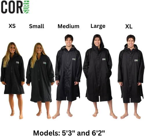 Miniatura 6 de COR Surf Swim Parka for Youth and Adults Heavy-Duty Weatherproof Swimming Jacket with Size Options for Men, Women and Kids