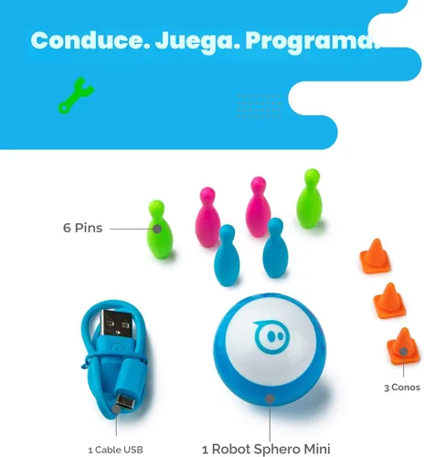 Miniatura 2 de Sphero Mini (Azul) - Bola de Robot de Codificación - Codificación Educativa y Juegos para Niños y Adolescentes - Conectividad Bluetooth