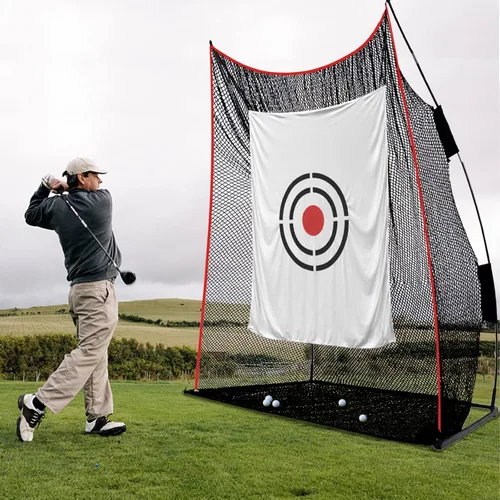Miniatura 7 de Objetivo de golf de tela de golf para reemplazo de red, objetivo de golf para golpear red, objetivo de práctica de golf, ayudas de entrenamiento