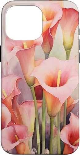 Miniatura 18 de iPhone 13 Pro Calla Lilies Flower Floral Watercolor Case