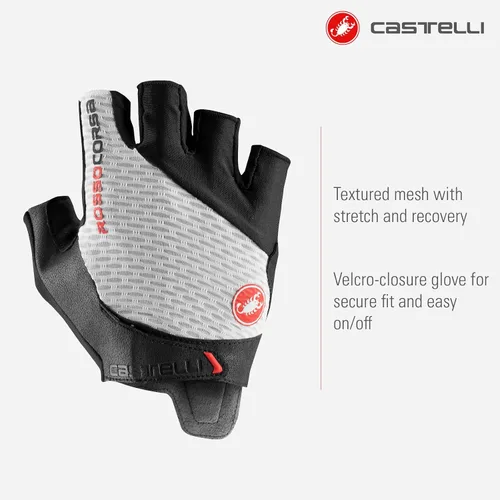 Miniatura 2 de CASTELLI Guantes Rosso Corsa Pro V para hombre para ciclismo de carretera y grava l