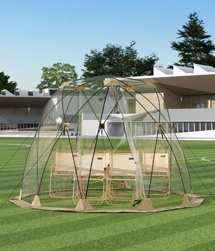 Miniatura 10 de 6x6 pies Tienda al Aire Libre para Todo Clima con Armado Instantáneo, Refugio de Playa para 2-3 Personas, Tienda de Camping Resistente al Agua, al