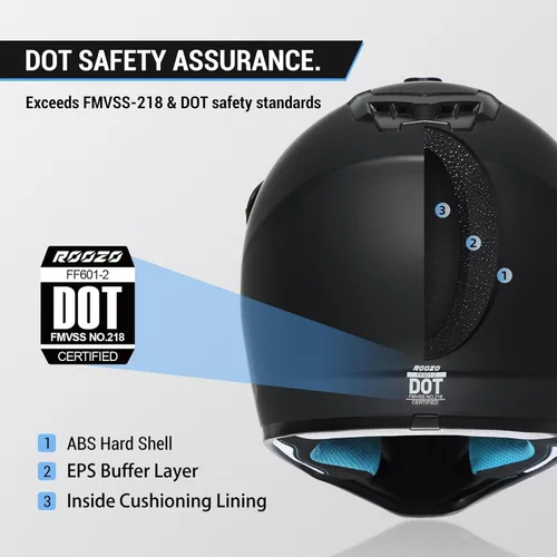 Miniatura 2 de Casco de motocross para jóvenes, aprobado por DOT, casco de motocross para niños con gafas ajustables y bolsa de almacenamiento, equipo deportivo