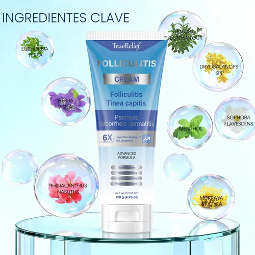 Miniatura 3 de Crema de foliculitis Alivia y ayuda a eliminar protuberancias en el cuero cabelludo, la cara, el cuerpo y los glúteos para pelos encarnados