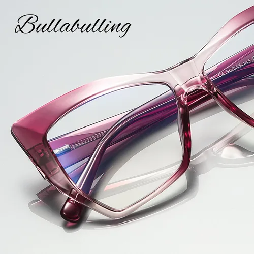 Miniatura 5 de Lentes de lectura para mujer, elegantes estilo Oprah, con bloqueo de luz azul y bisagra de resorte (transparente, 1.25, multiplicador_x)