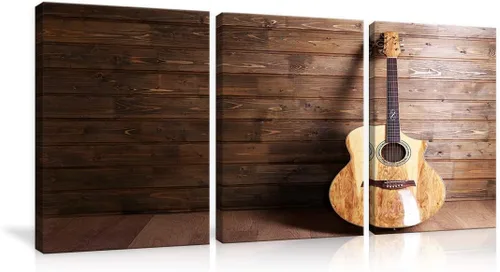 Miniatura 13 de Urttiiyy Arte de pared con música de guitarra, arte abstracto, impresiones en lienzo, arte para decoración del hogar para sala de estar, dormitorio