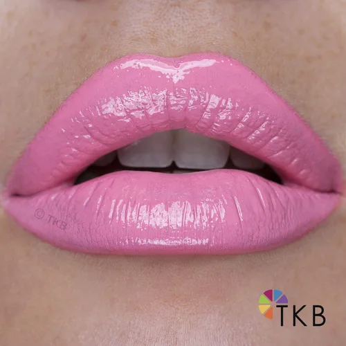 Miniatura 3 de TKB - Color líquido de labios Color de labios líquido para base brillante TKB, brillo de labios para bricolaje, brillo de labios pigmentado y Rosa