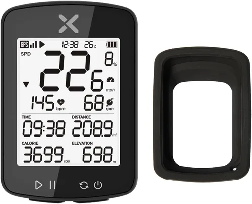 Miniatura 9 de XOSS G+ Gen2 GPS Bike Computer ANT+/ Bluetooth IPX7 Impermeable Ciclismo Ordenador de Ciclismo Recargable Velocímetro Odómetro con pantalla LCD