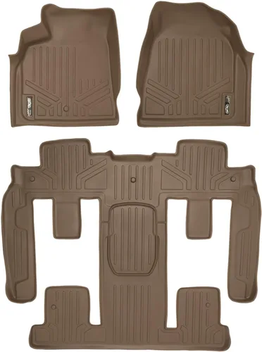 Miniatura 15 de SMARTLINER Juego de alfombrillas de segunda fila compatibles con Buick Enclave 2008-2017 BMW (Alpina XB7) 2021-2021
